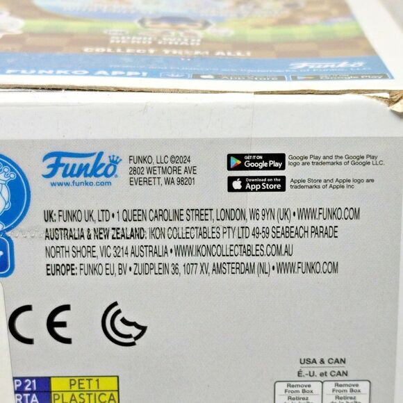 Funko Pop! Games Sonic the Hedgehog & Hero Chao 1036 Vinyl Figures Flocked NEW - Picture 15 of 16